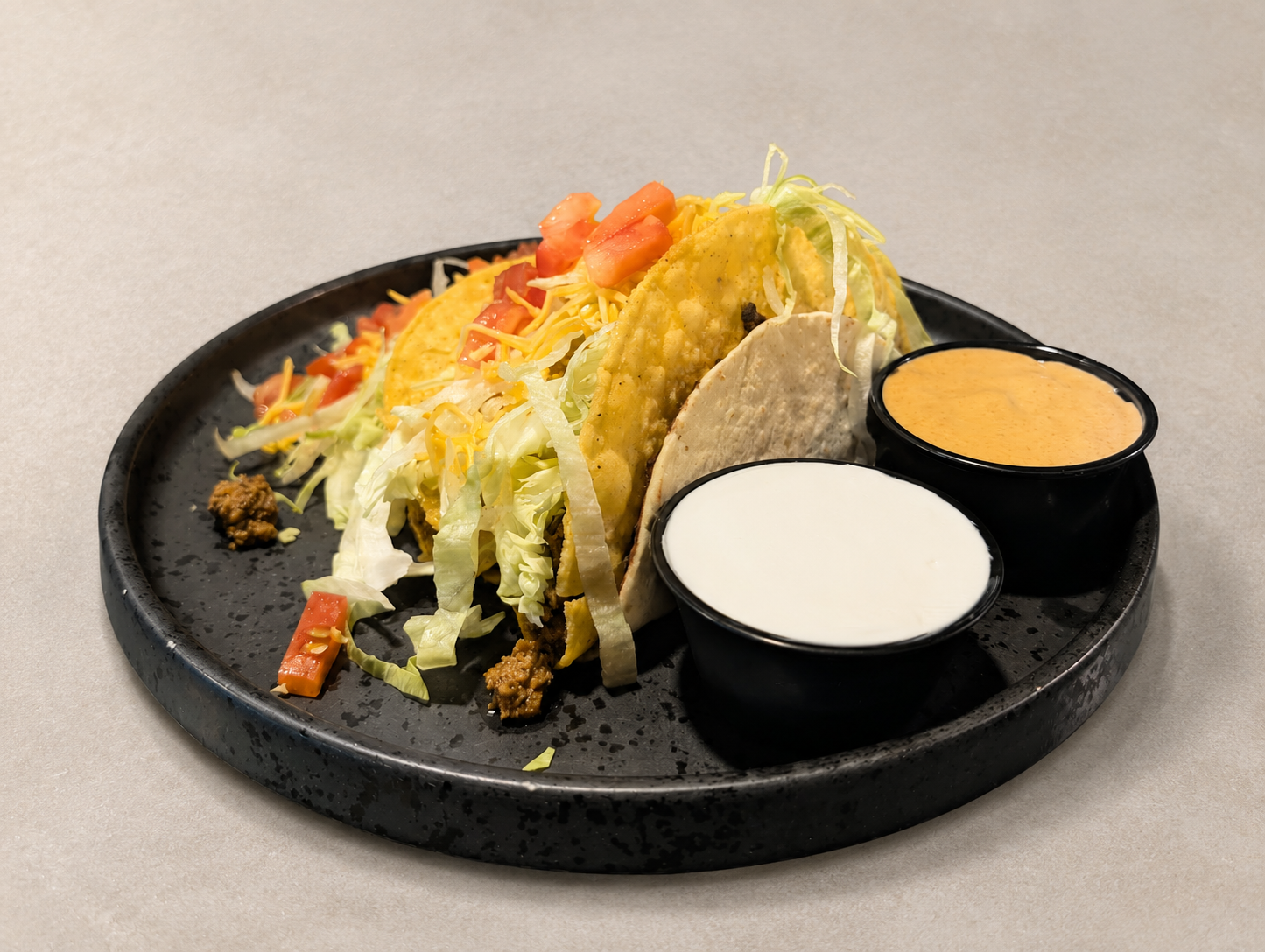 El Santito double decker tacos