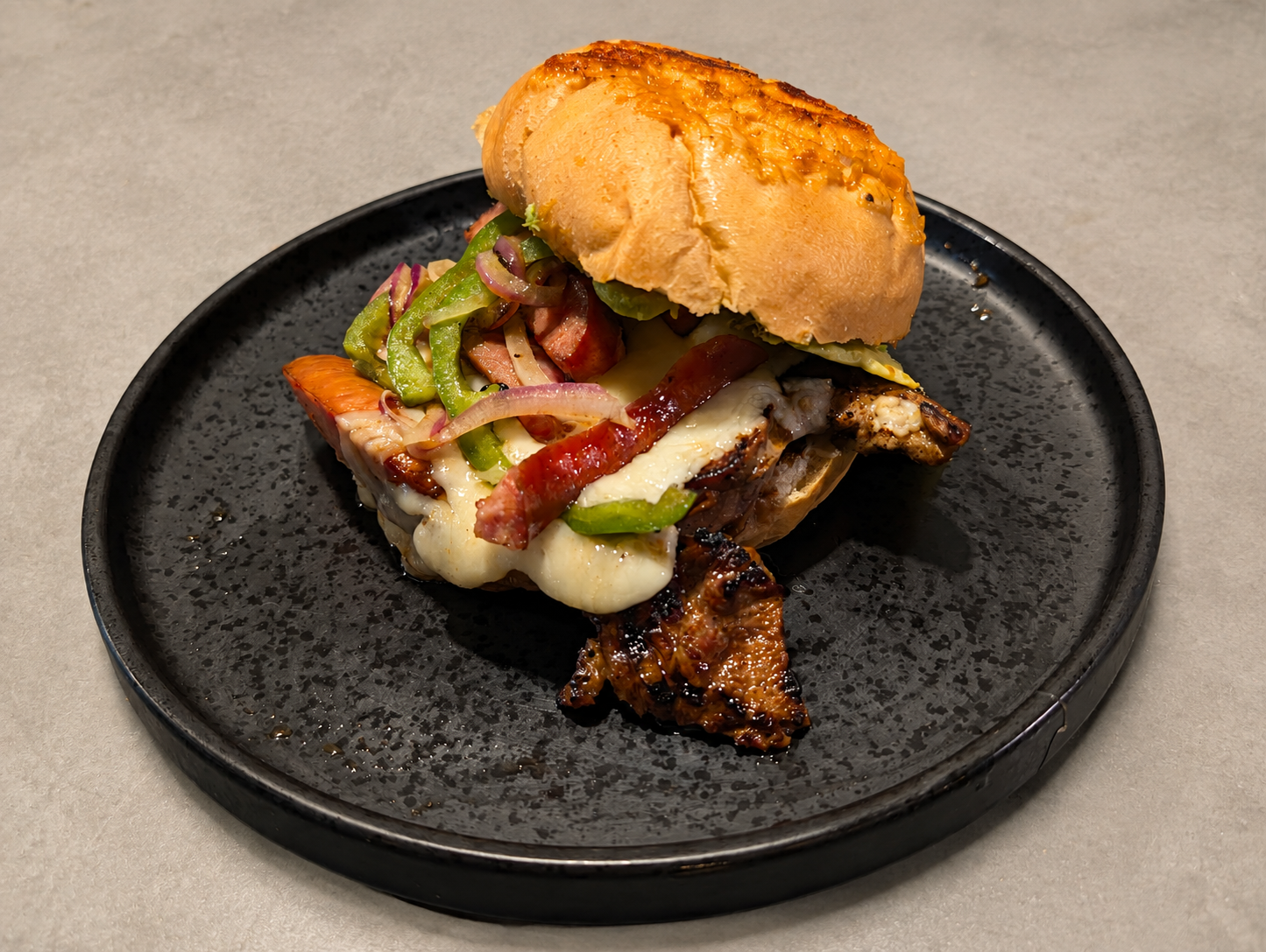 El Santito ribeye sandwich
